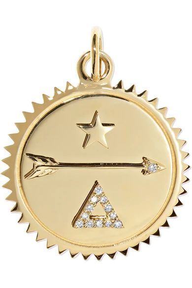 Foundrae - Dream 18-karat Gold Diamond Pendant | NET-A-PORTER (US)