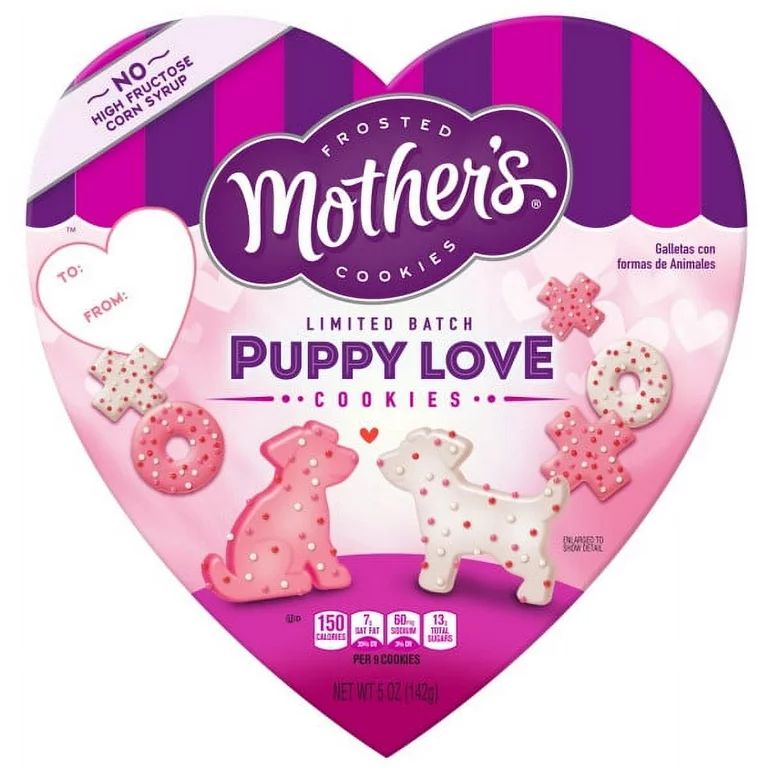 Mother's Frosted Animal Cookies Heart Box, 5 oz, Shelf Stable | Walmart (US)
