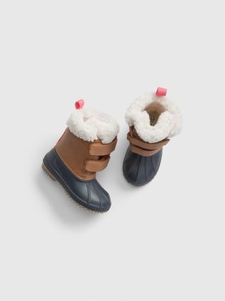 Toddler Sherpa Duck Boots | Gap (US)