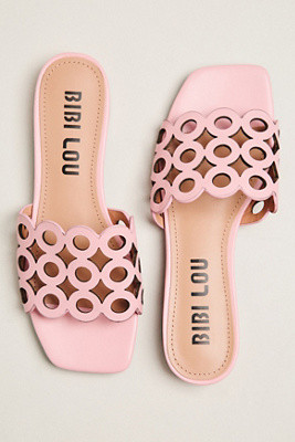 Bibi Lou Cutout Slide Sandals | Anthropologie (US)