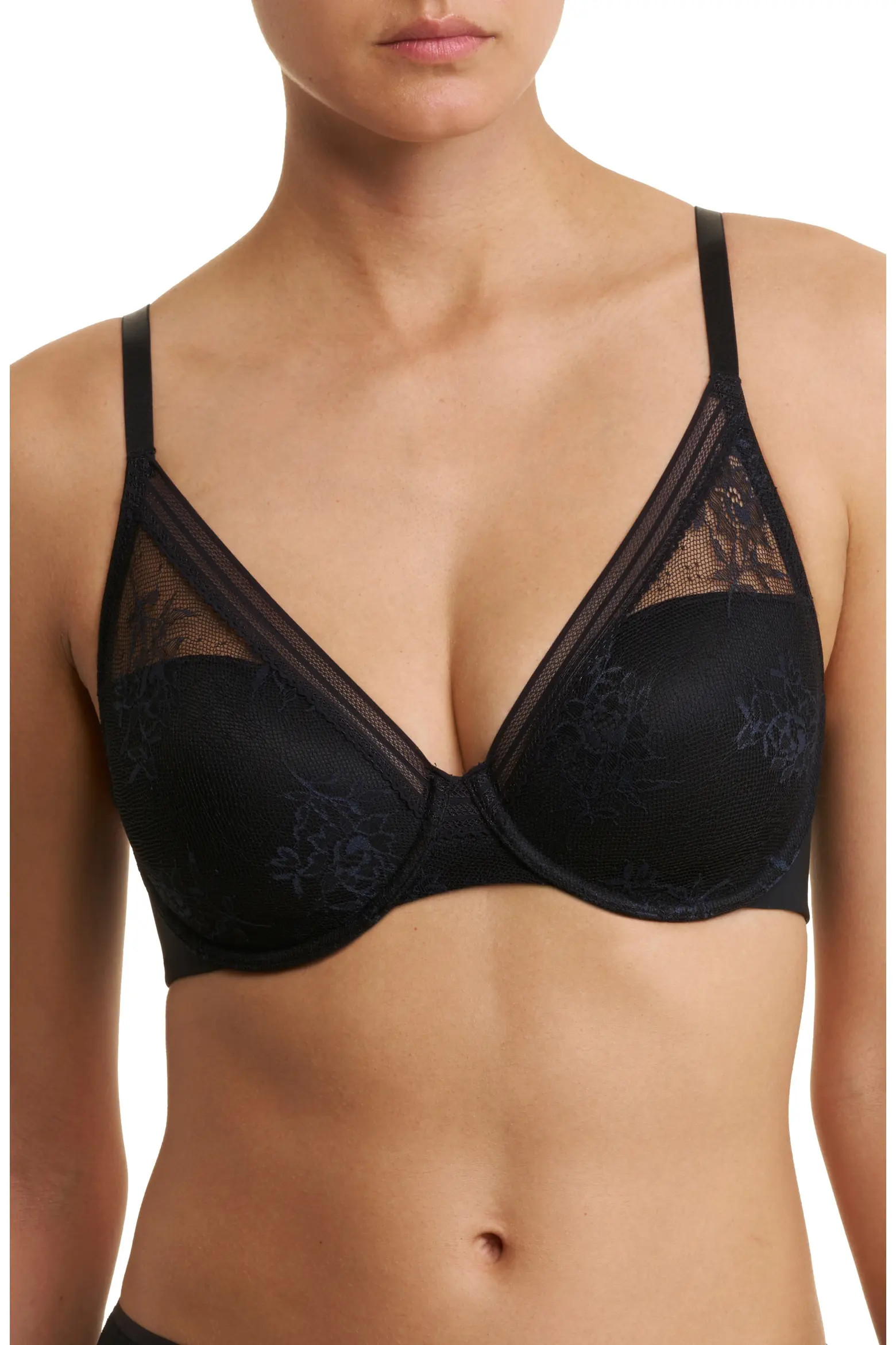 Love Lace Back Smoothing Plunge T-Shirt Bra (Women) | Nordstrom | Nordstrom