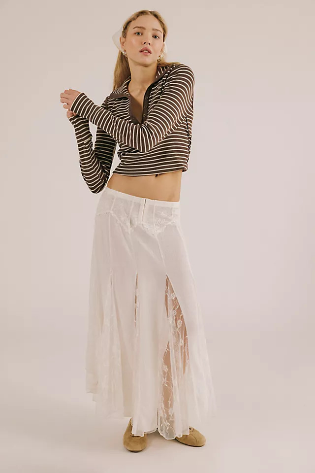 Nice To Meet You Half Slip by Intimately at Free People in Wild Wind, Size: Medium | Free People (UK)