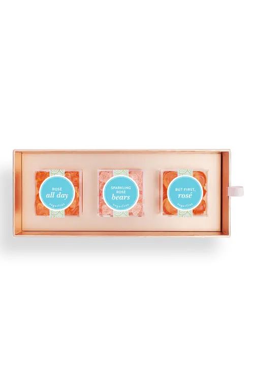 sugarfina Rosé 3-Piece Candy Bento Box in Pink at Nordstrom | Nordstrom