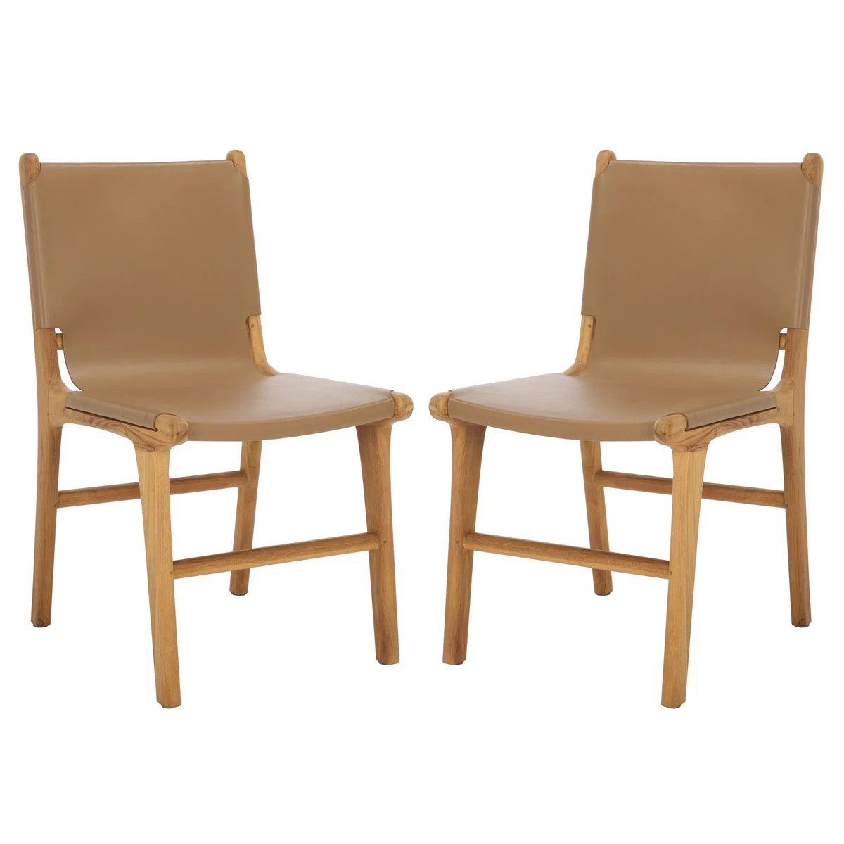 Cassaphina Leather Dining Chair (Set of 2) | Wayfair North America