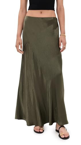 Vince Women's Panelled Bias Skirt, Herba, X-Small | Amazon (US)