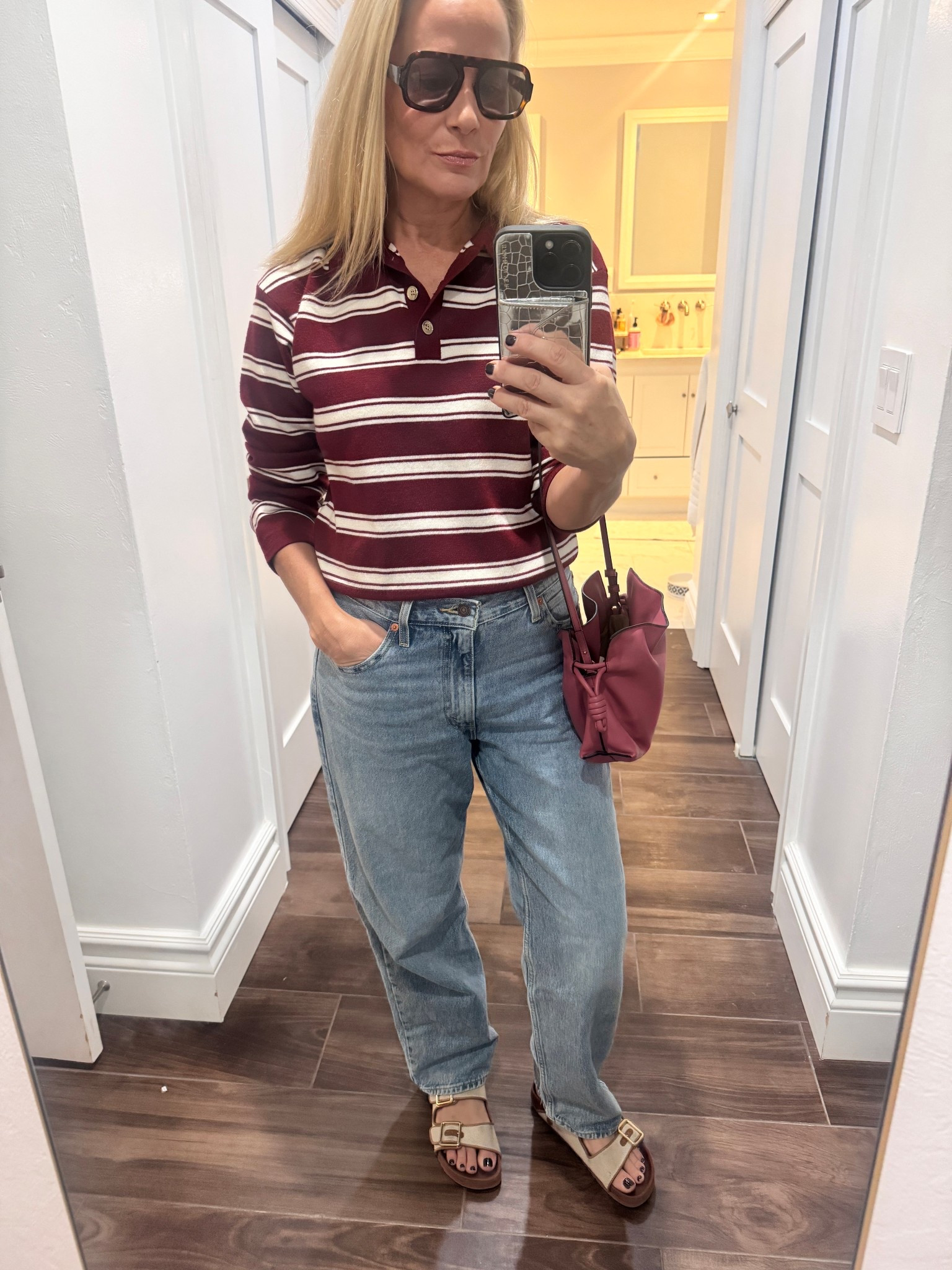 Rugby shirt season has begun 🏉 

#LTKSeasonal #LTKOver40 #LTKStyleTip