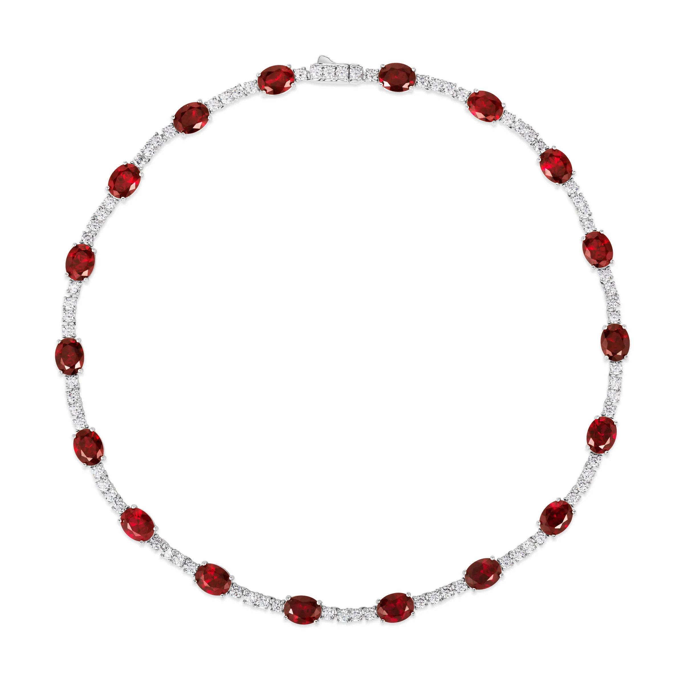 Anna Zuckerman Casablanca Sapphire-Ruby Necklace | Anna Zuckerman