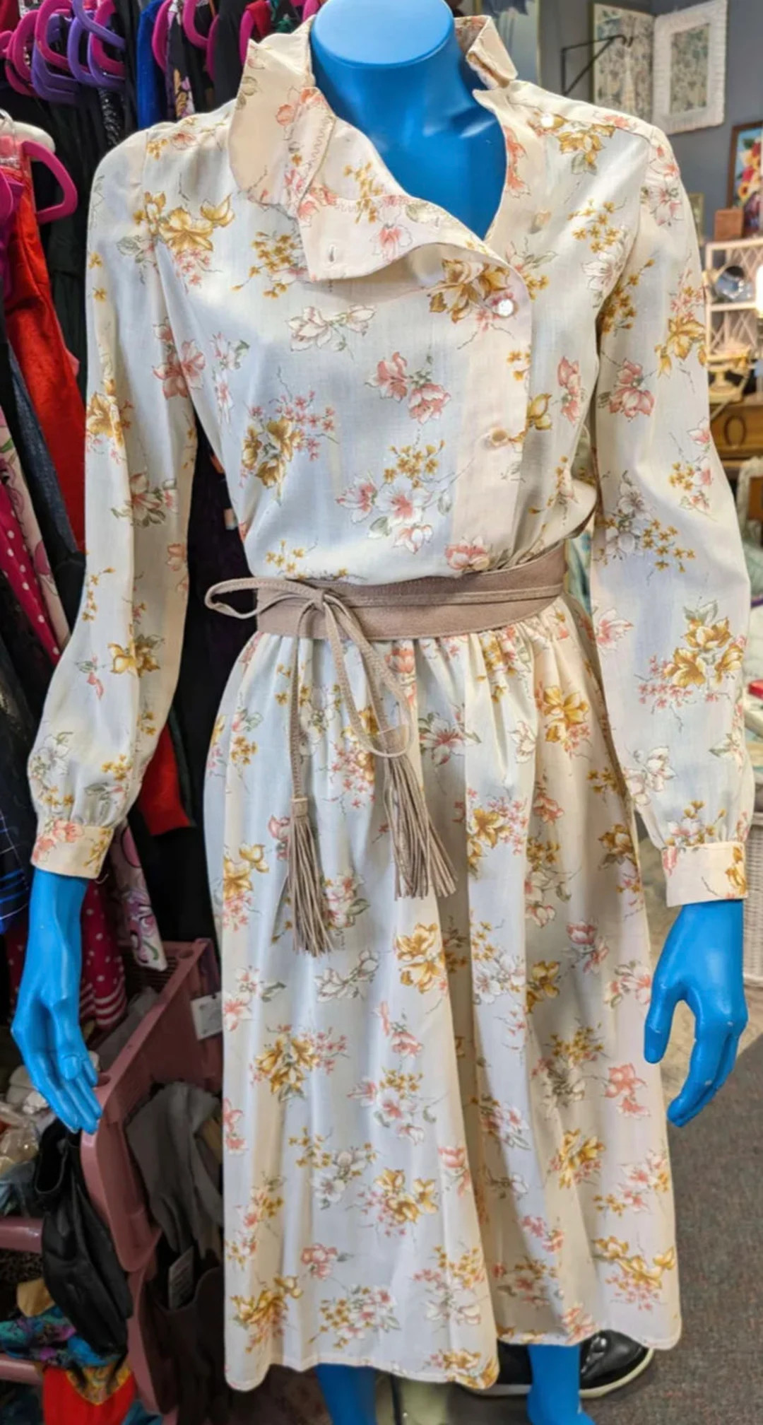 Suede tan wrap style boho country belt - fits multiple sizes | Etsy (US)