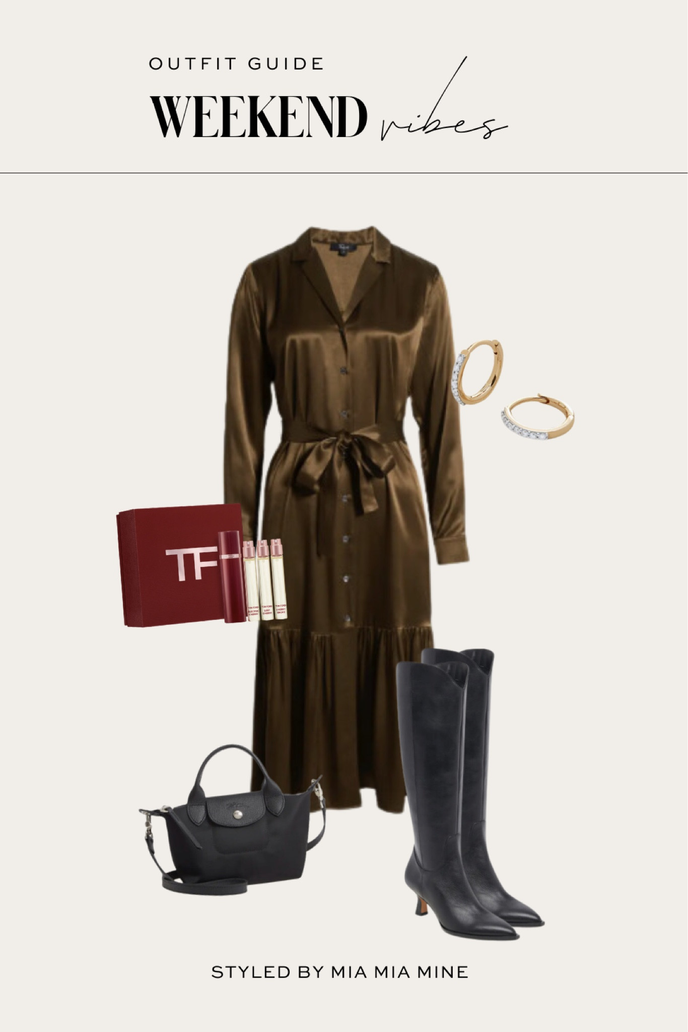 Nordstrom anniversary sale outfit / NSALE style picks
Rails satin dress on sale 
Tom Ford perfume on sale 
Black knee high boots 

#LTKShoeCrush #LTKSummerSales #LTKxNSale