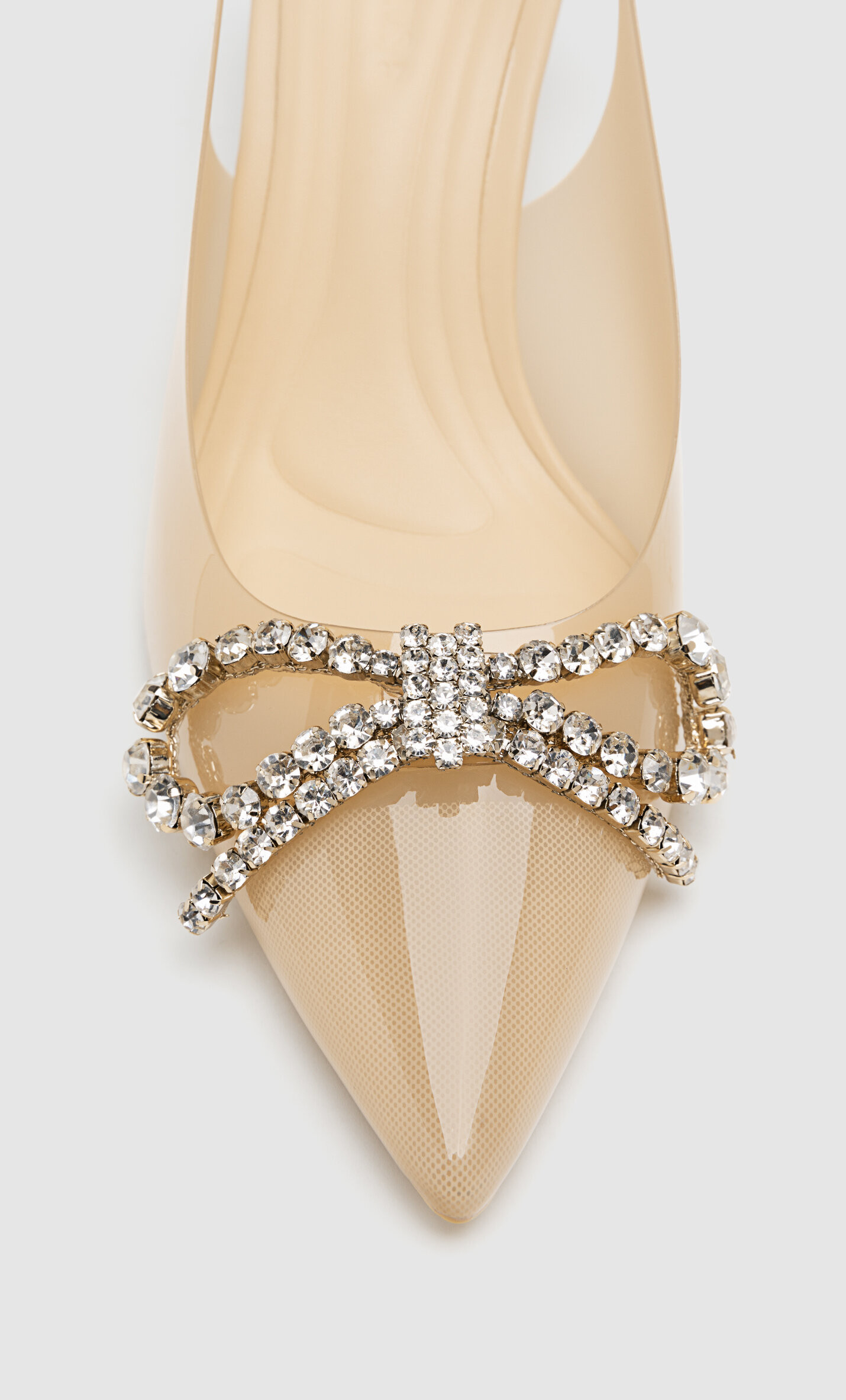 Embellished vinyl heeled shoes - Women's fashion | Stradivarius United Kingdom | Stradivarius (UK)