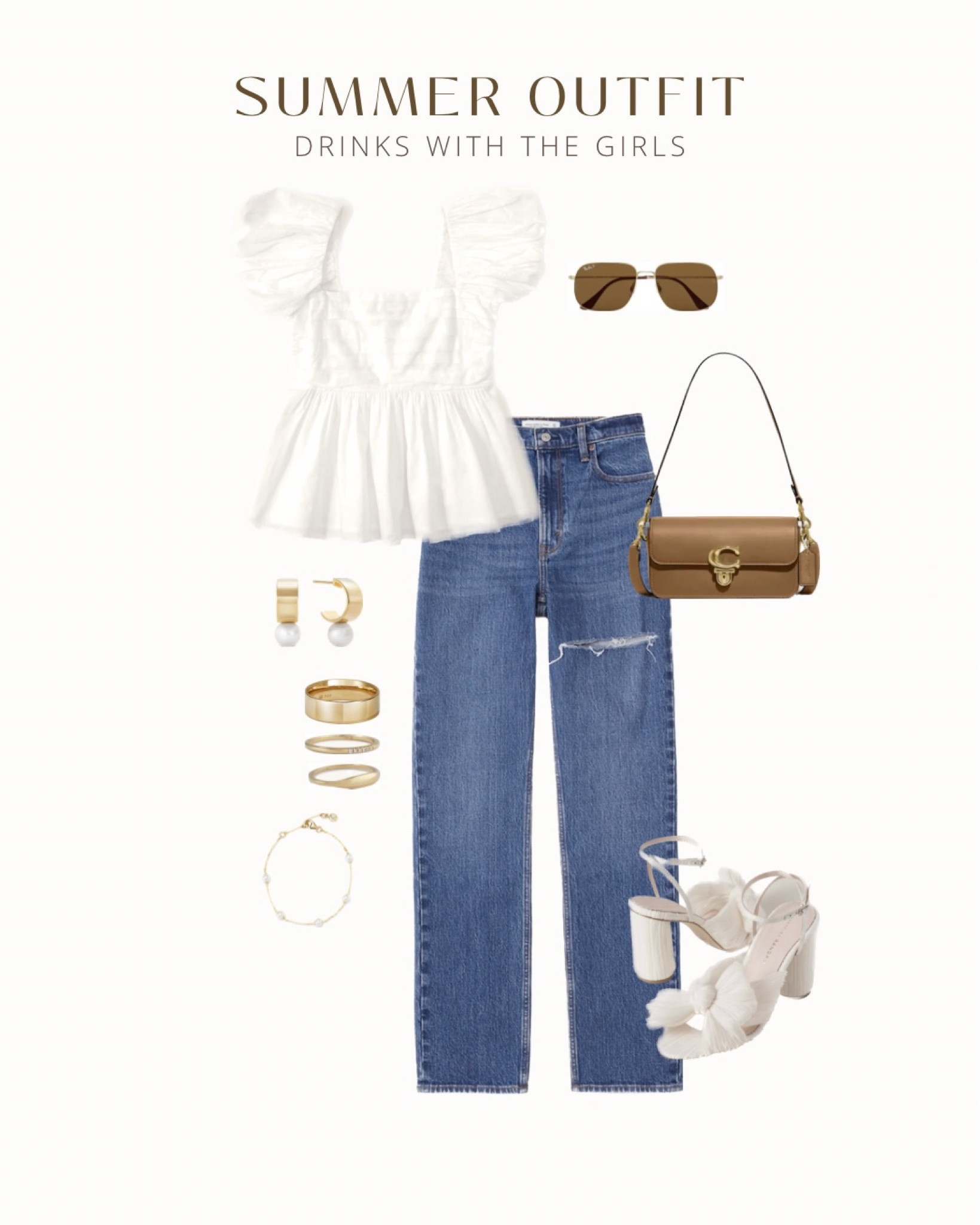  a city girly outfit for a summer evening 

#LTKSeasonal #LTKstyletip #LTKshoecrush