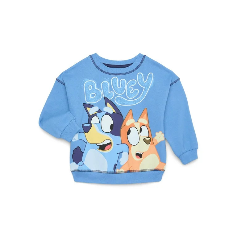 Bluey Toddler Boys Graphic Crewneck Sweatshirt, Sizes 12M-5T | Walmart (US)