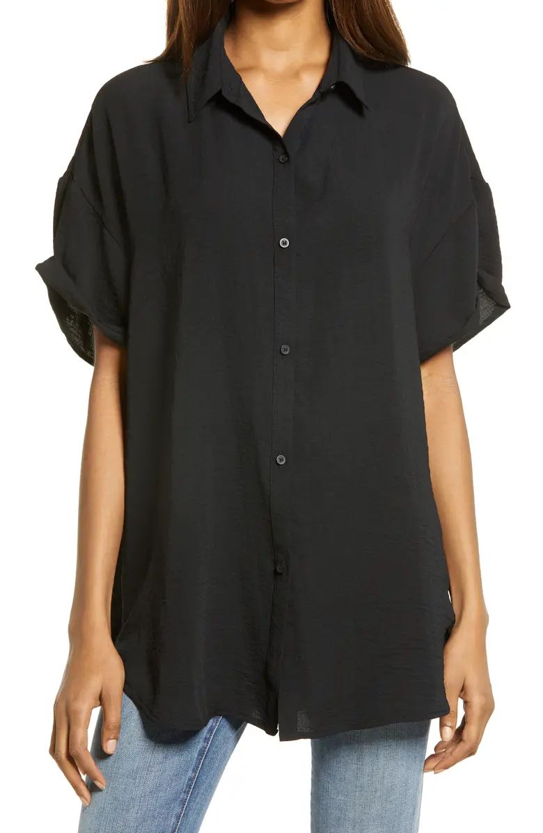 Oversize Short Sleeve Tunic | Nordstrom