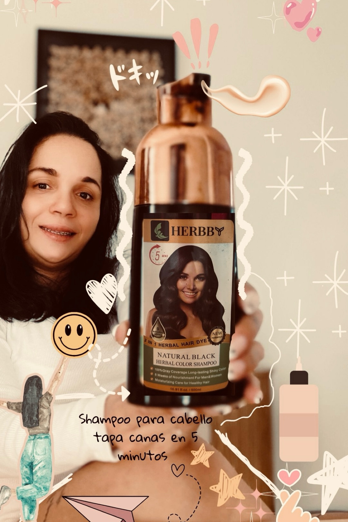 Aquí tienes un guion corto, dinámico y entretenido para recomendar el producto:

¡Adiós canas en solo 5 minutos!

Chicas, ¡esto es magia en una botella! ✨ Si odias ver esas canitas asomándose, pero no tienes tiempo para pasar horas en el salón, ¡te traigo la solución perfecta!

Este tinte en rin es rápido, fácil y efectivo. Solo 5 minutos y pum… ¡adiós canas! Lo aplicas como un shampoo, no mancha, se enjuaga súper fácil y lo mejor… ¡te deja el cabello suave, brillante y hermoso!

#LTKMostLoved #LTKStyleTip
