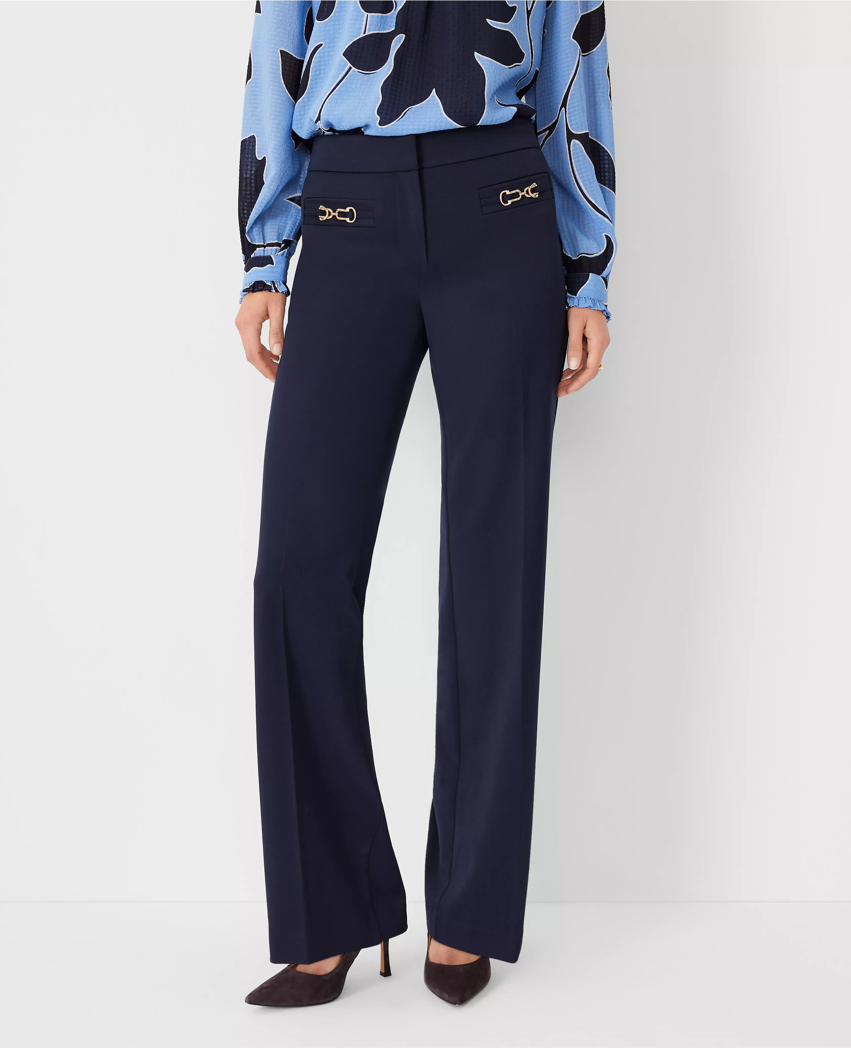 The Chain Pocket Boot Cut Pant | Ann Taylor (US)