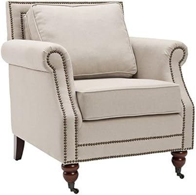 Safavieh Mercer Collection Ellen Linen Club Chair | Amazon (US)