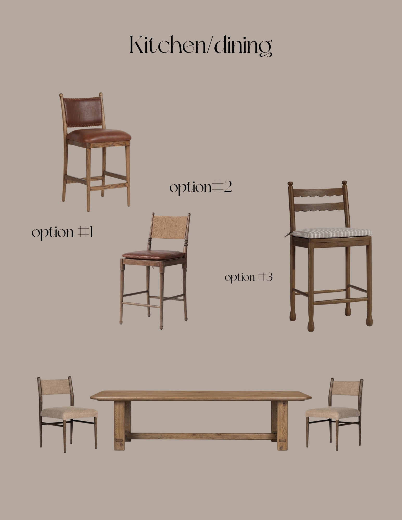 Counter stool and dining furniture 

#LTKHome #LTKSaleAlert