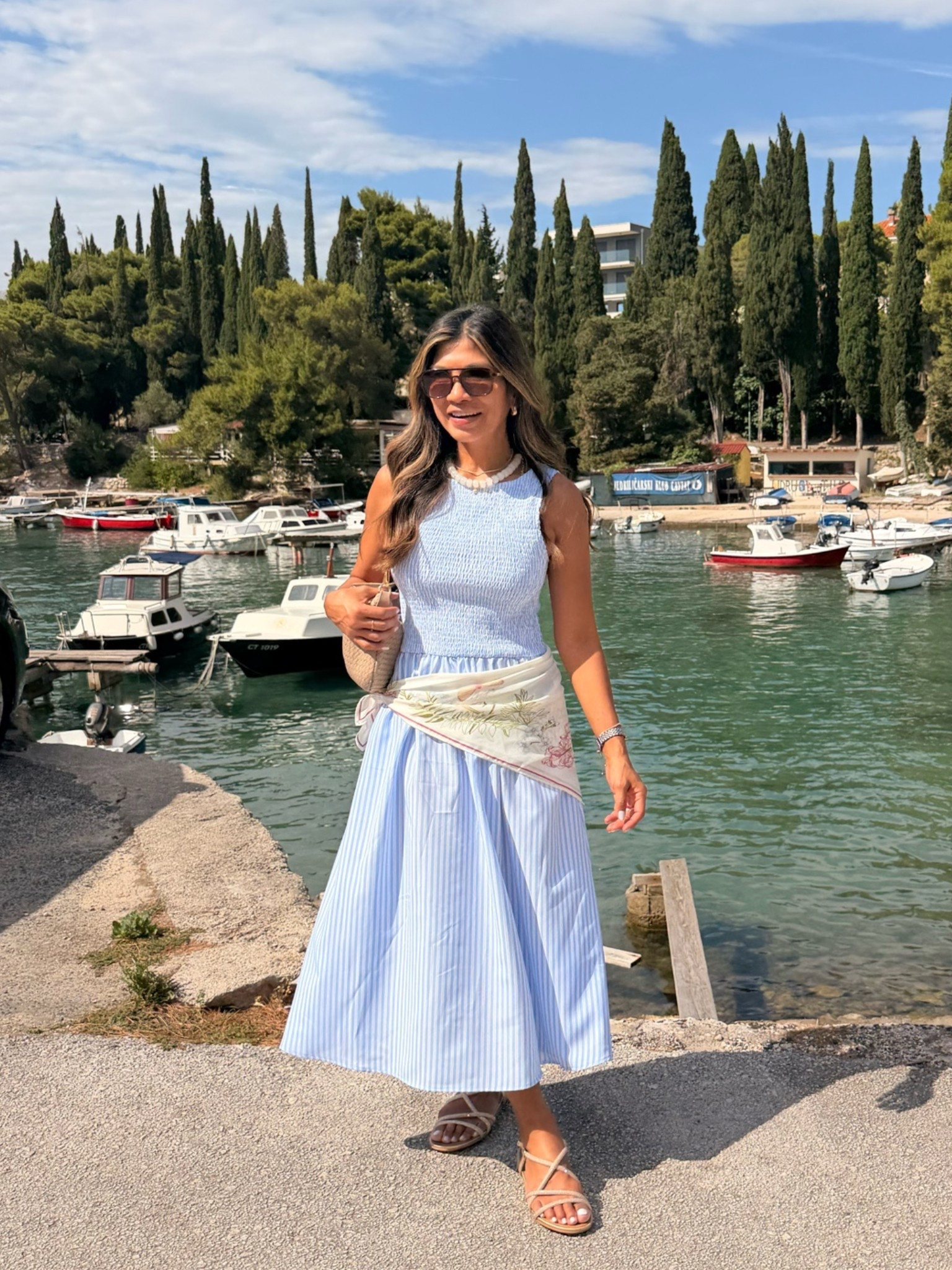 I’m 5’2” 118#ish for reference. Dress in size small. DISCLAIMER: I had to have first dress hemmed about 5 inches off- was too long on me. 
Fitflop Sandals I sized down.

Summer outfits, Europe Outfits, Vacation outfits, Amazon finds, over 50 style, midlife fashion, petite fashion,midlife women, affordable fashion, fashion over40, Italy outfits.

#LTKOver40 #LTKPetite #LTKTravel