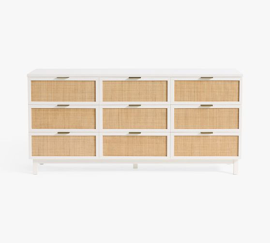 Westly 9-Drawer Cane Dresser (71") | Pottery Barn (US)