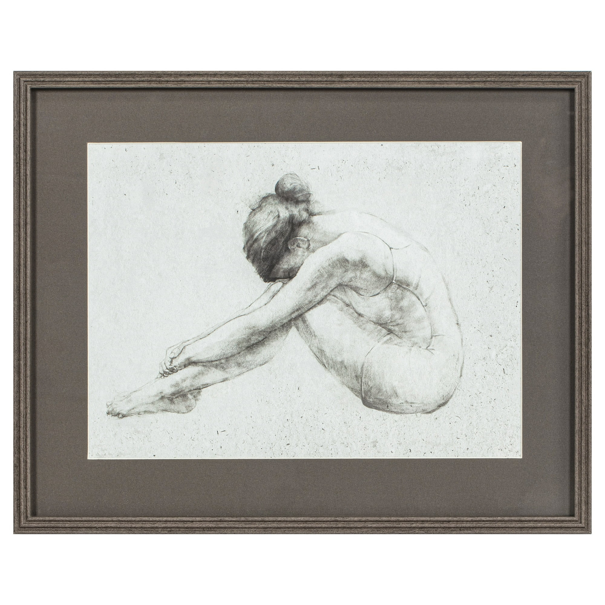 My Texas House Full Figure Drawing Framed Wall Art 20x16 | Walmart (US)
