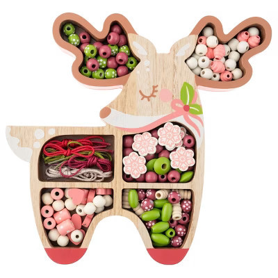 Stephen Joseph Gifts Girls Bead Boutique Reindeer Pink | Target