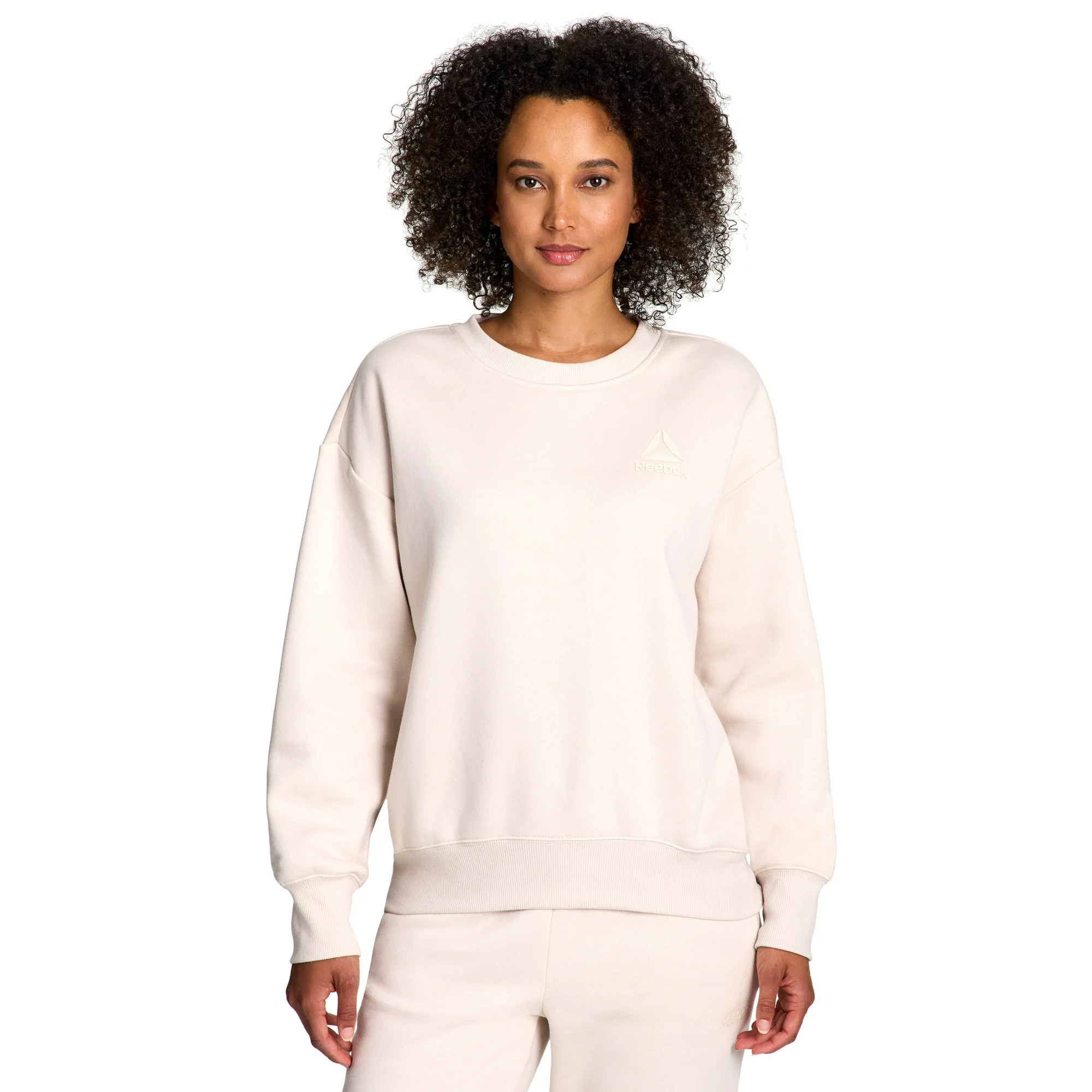 Reebok Women's and Women's Plus Weekender Oversized Crewneck, Sizes XS-4X | Walmart (US)