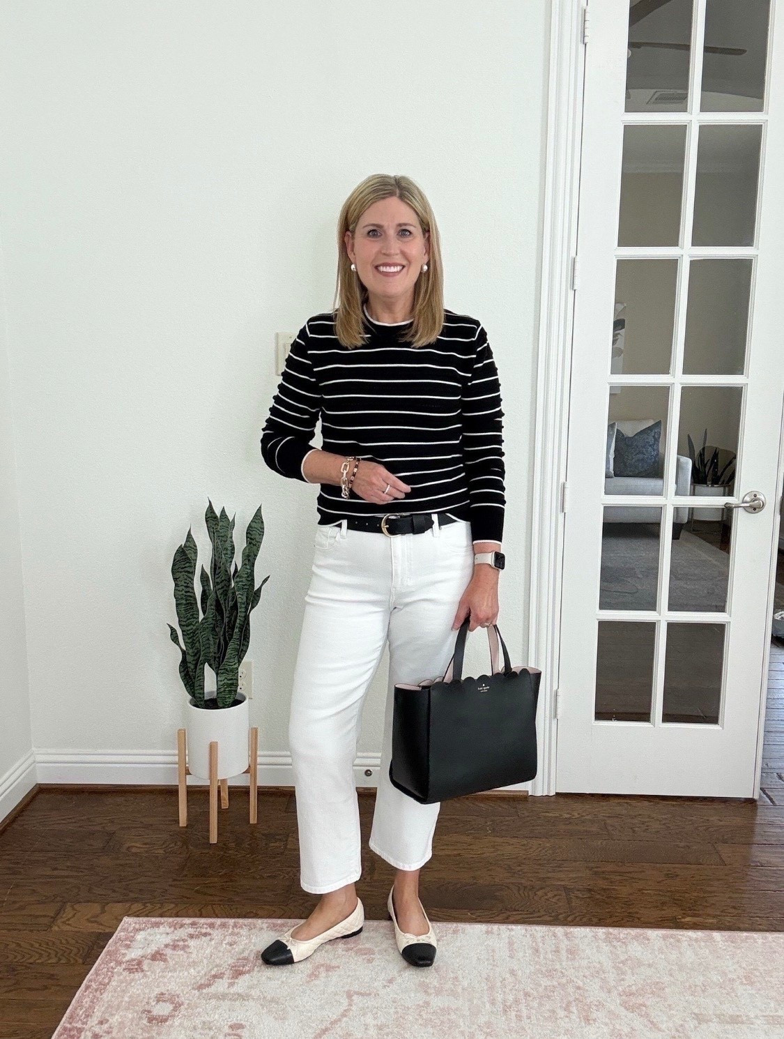 Love this Amazon find.♥️ 
This long sleeve striped sweater is a closet must have. Currently under $30! 🙌 

This Amazon sweater is very soft and lightweight. Comes in lots of colors, also in solids. ♥️

The denim are cropped. They are available in multiple colors. And run true to size. Linking a bag option as well! ♥️

#LTKItBag #LTKParties #LTKStyleTip

#LTKMidsize #LTKFindsUnder100 #LTKootd #LTKSeasonal #LTKOver40 #LTKWorkwear #LTKSaleAlert #LTKBeauty #LTKFindsUnder50