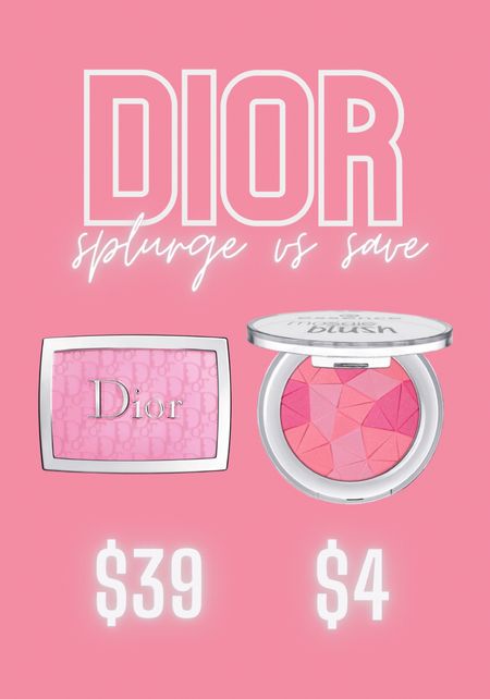 this Dior blush has taken over Tiktok and for good reason. Looks scary as hell in the pan, but it is gorgeous on the skin. A little goes a long way! It also adapts to your skin🤯

Also linked a dupe from essense. I own them both. Essense is sold out at Ulta, and the only place I could find it online is CVS.

The Rare Beauty liquid blush is also a great option. You need the TINIEST amount  

#LTKunder50 #LTKsalealert #LTKbeauty