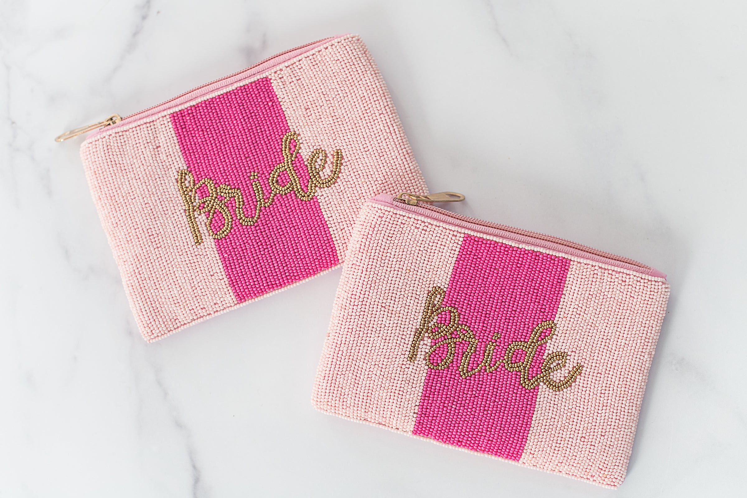 Pink Bride Mini Pouch | The Tiny Tassel