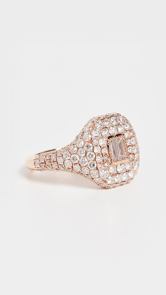 18k Essential Pave Pinky Ring | Shopbop