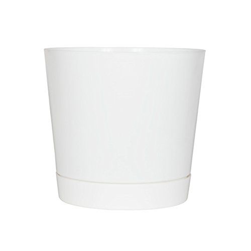 Full Depth Round Cylinder Pot, White, 10-Inch | Amazon (US)