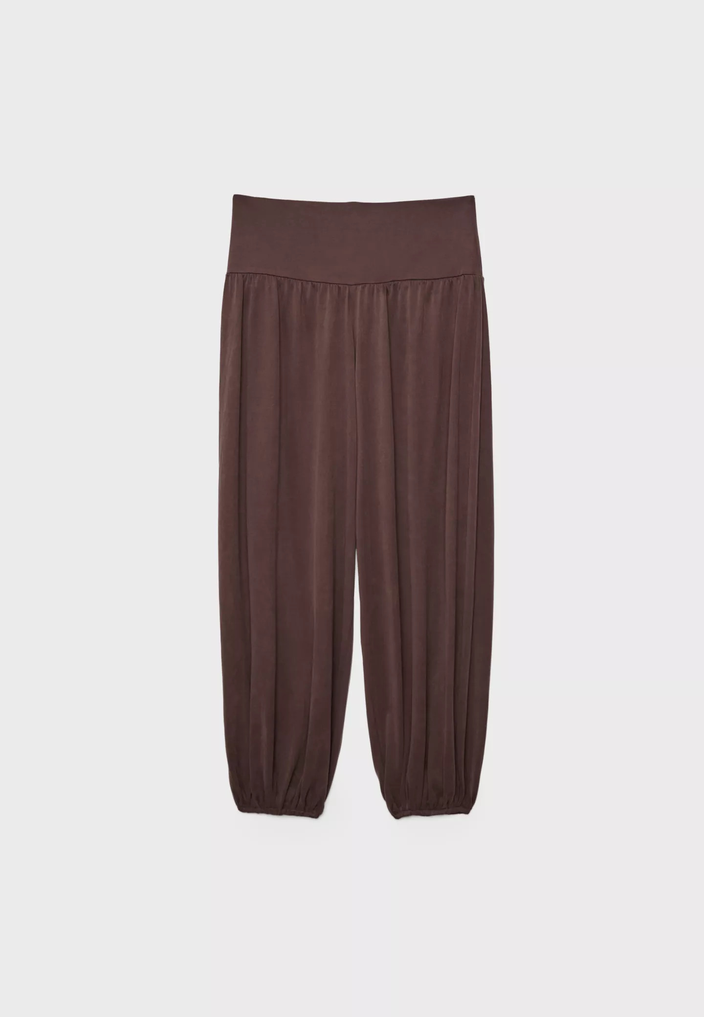 Knit sarouel trousers - Women's fashion | Stradivarius United Kingdom | Stradivarius (UK)