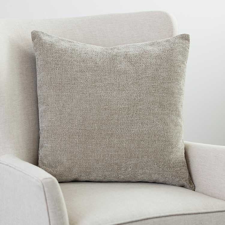 Light Sage Chenille Mini Weave Throw Pillow | Kirkland's Home