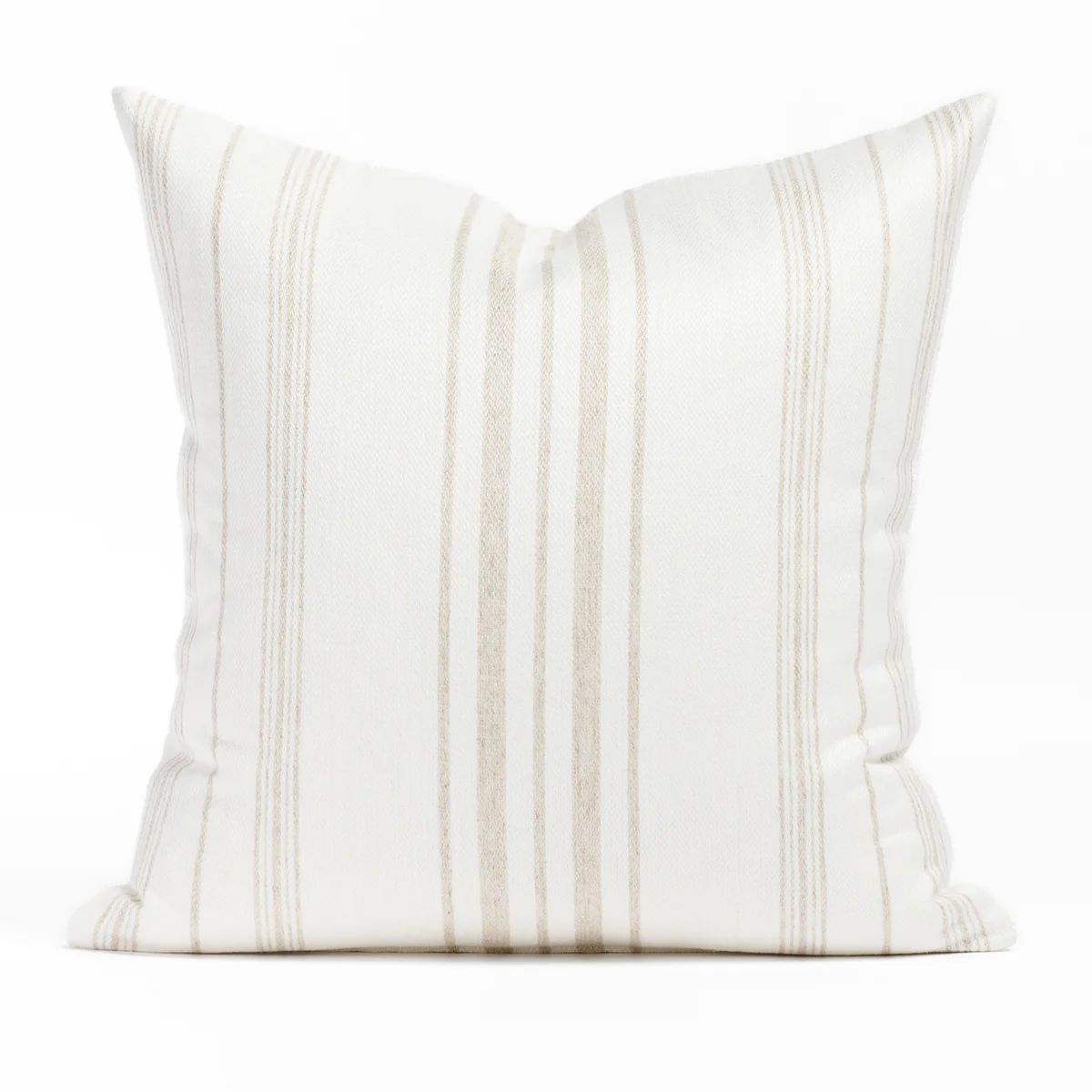 Collins Stripe 20x20 Pillow, Parchment | Tonic Living