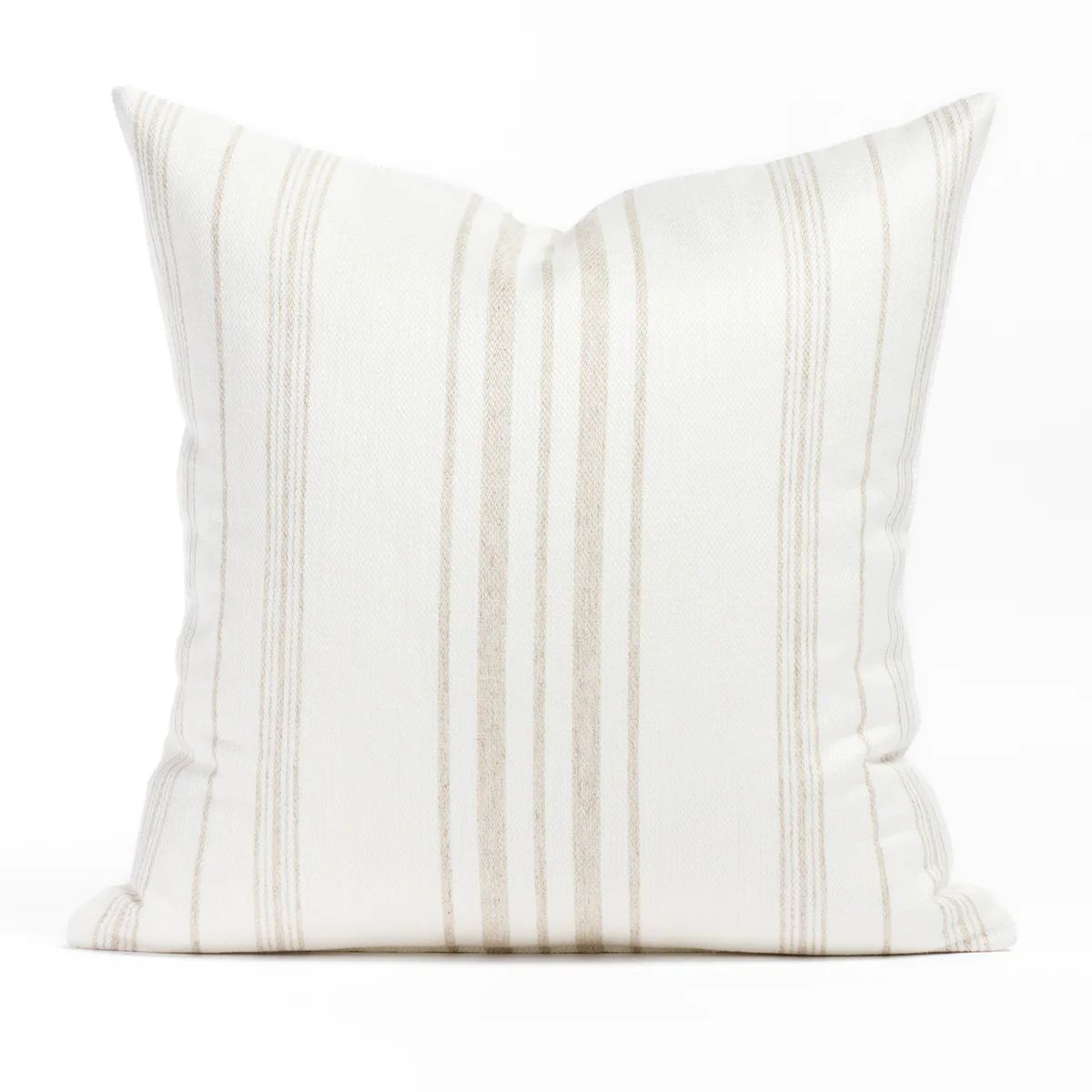 Collins Stripe 20x20 Pillow, Parchment | Tonic Living