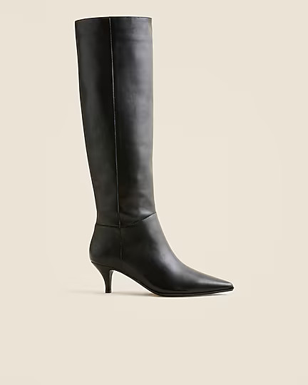 New Stevie knee-high boots in leather | J. Crew US