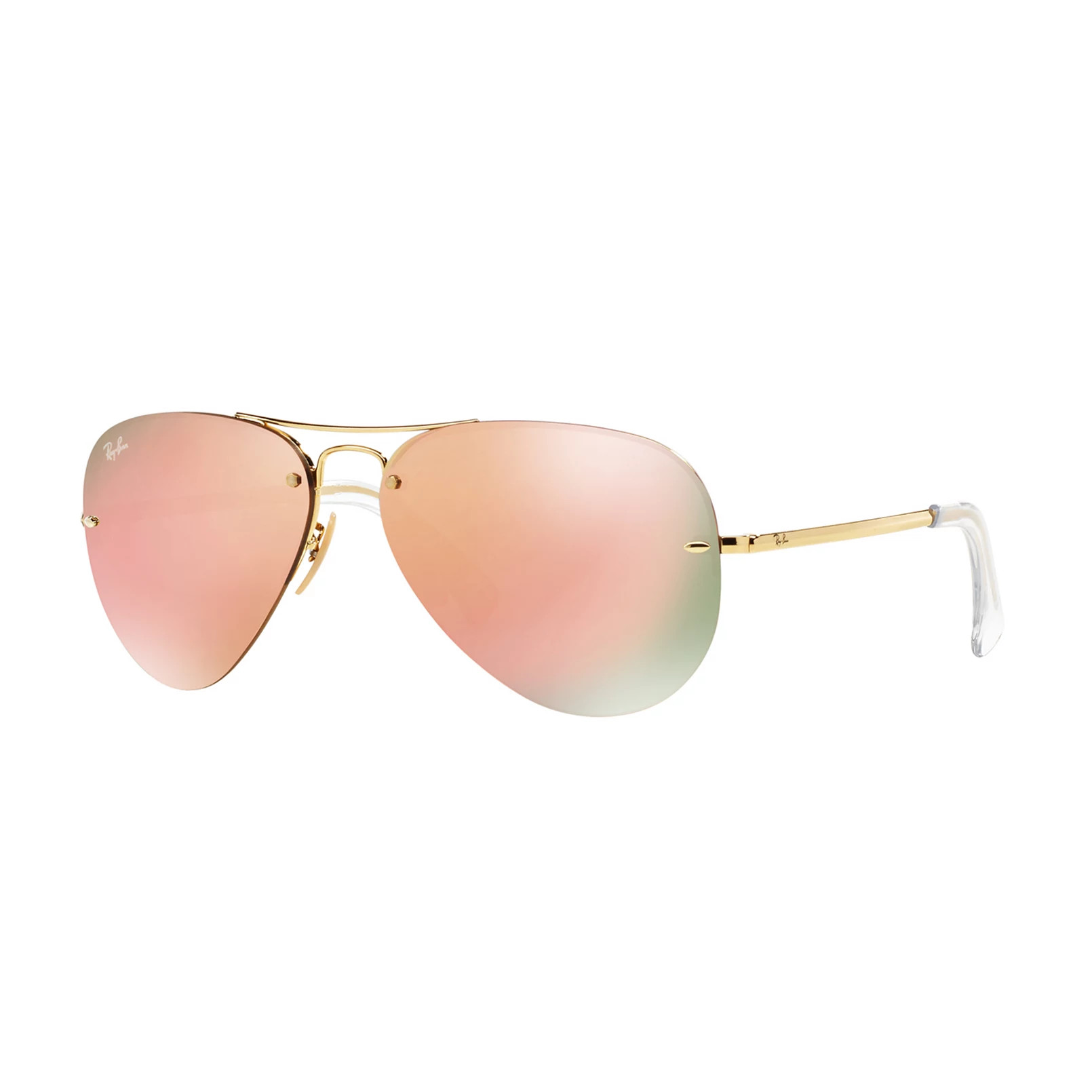 Ray-Ban Highstreet RB3449 59mm Aviator Mirror Sunglasses | Kohl's