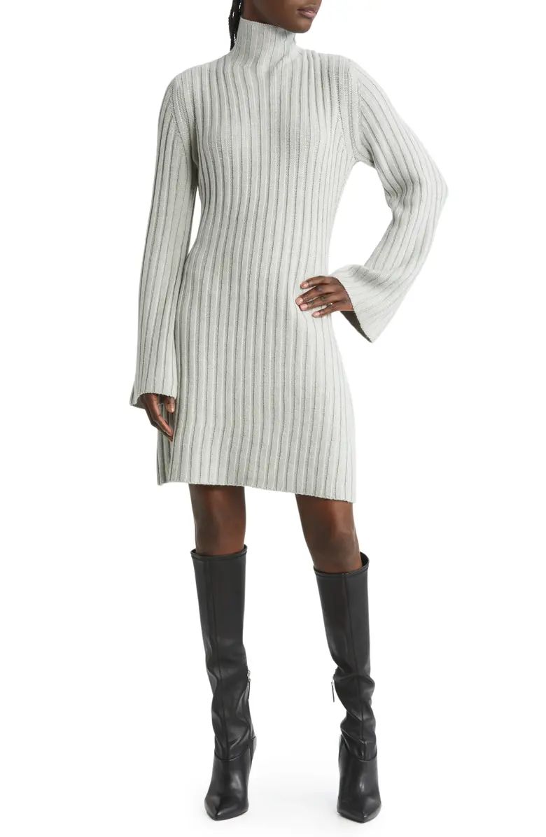 Babysoft Long Sleeve Rib Sweater Dress | Nordstrom