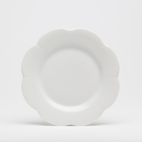 Royal Limoges Nymphea White Dessert Plate 8.5 | Gracious Style