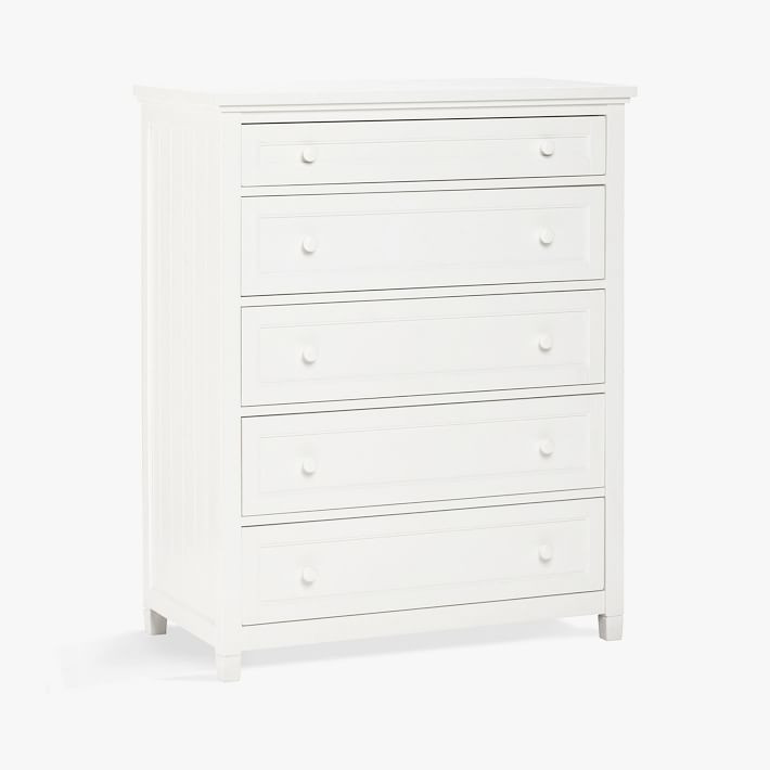 Beadboard Chest of Drawers, 5-Drawer | Pottery Barn Teen
