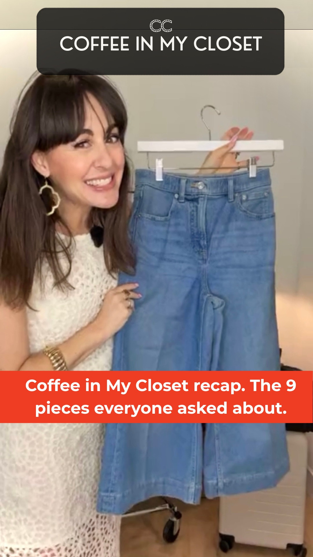 Hiighlights from coffee in my closet a  live Styling session each week on Instagram. 

Watch to get a behind-the-scenes look at how I put together my trademark capsule wardrobe with just 11 pieces that make over 138 outfits.