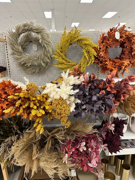 These new wreaths at Target are beautiful. Definitely giving fall vibes.  

#Target #TargetStyle #TargetFall #FallWreaths #TargetDecor #TargetMom #TargetRun #TargetDeals