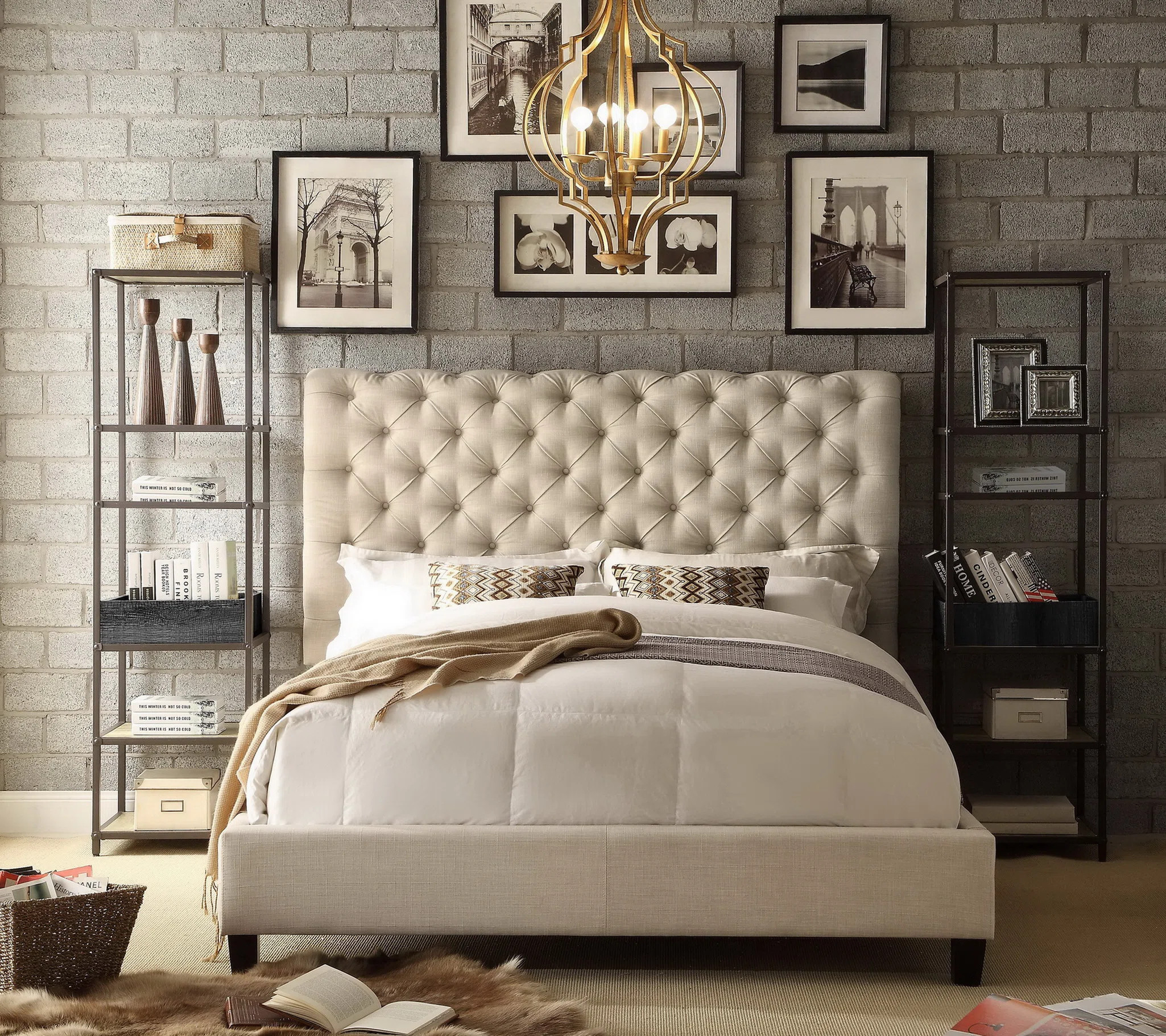 Mcmaster Upholstered Low Profile Standard Bed | Wayfair North America