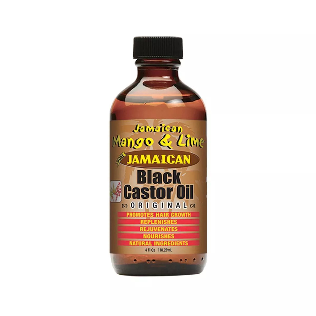 Jamaican Black Castor Oil Mango and Lime Black Castor Oil  - 4 fl oz | Target