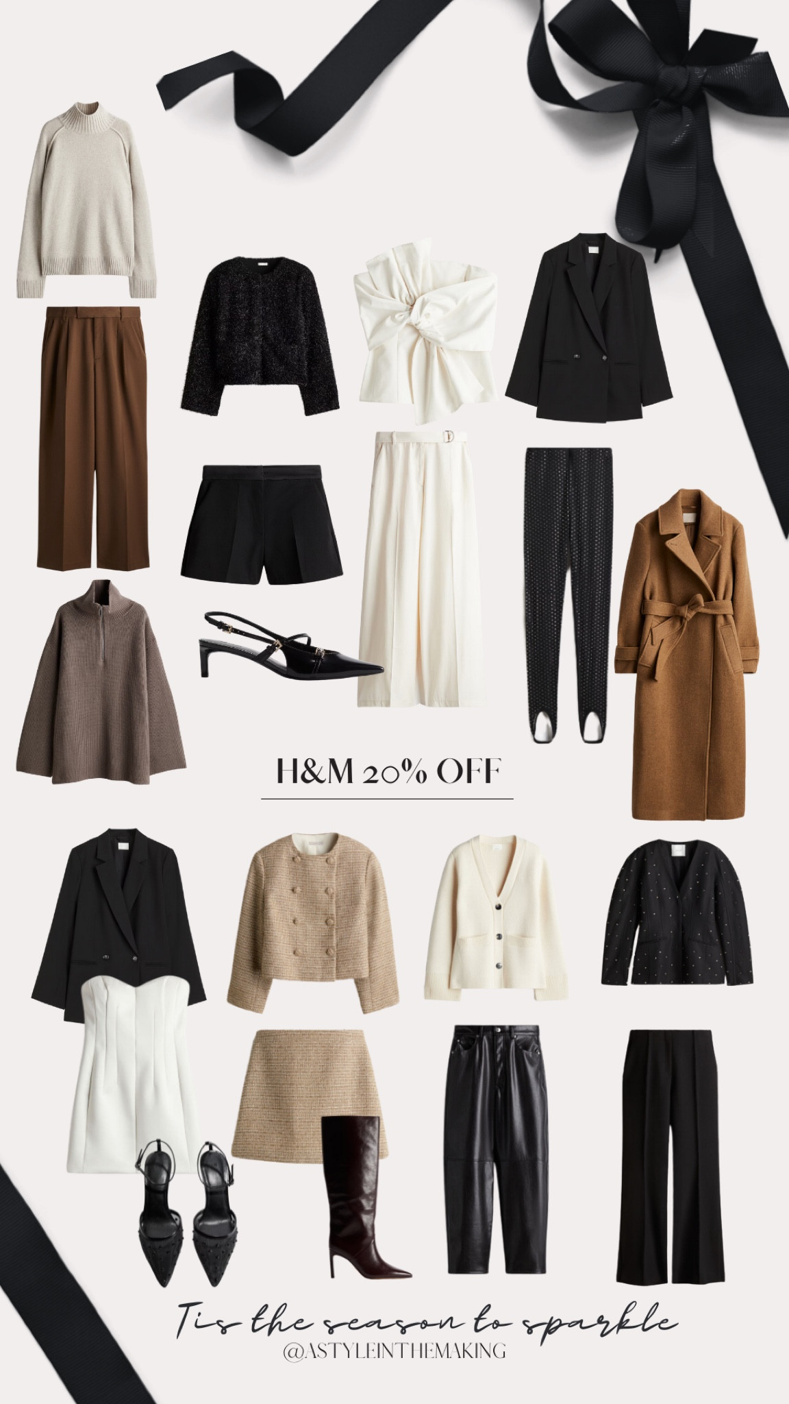 H&M 20% off some of my picks & pieces from my latest try on 

H&M, partywear, knitwear, cyber week, Black Friday 

#LTKCyberWeek #LTKgiftguide #LTKwinter