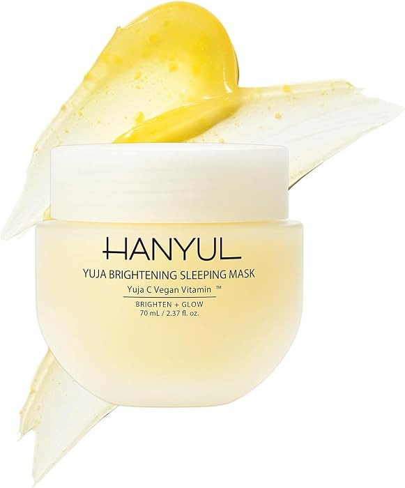 Hanyul Yuja Sleeping Mask | Korean Yuzu Night Cream for Dullness & Uneven Tone | Overnight Moistu... | Amazon (US)