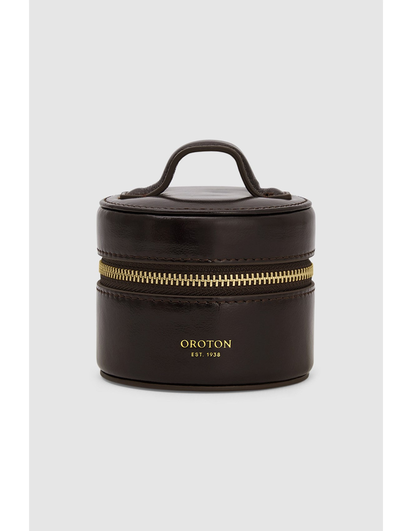 Jemima Crackle Mini Round Jewellery Case | David Jones (Australia & New Zealand)