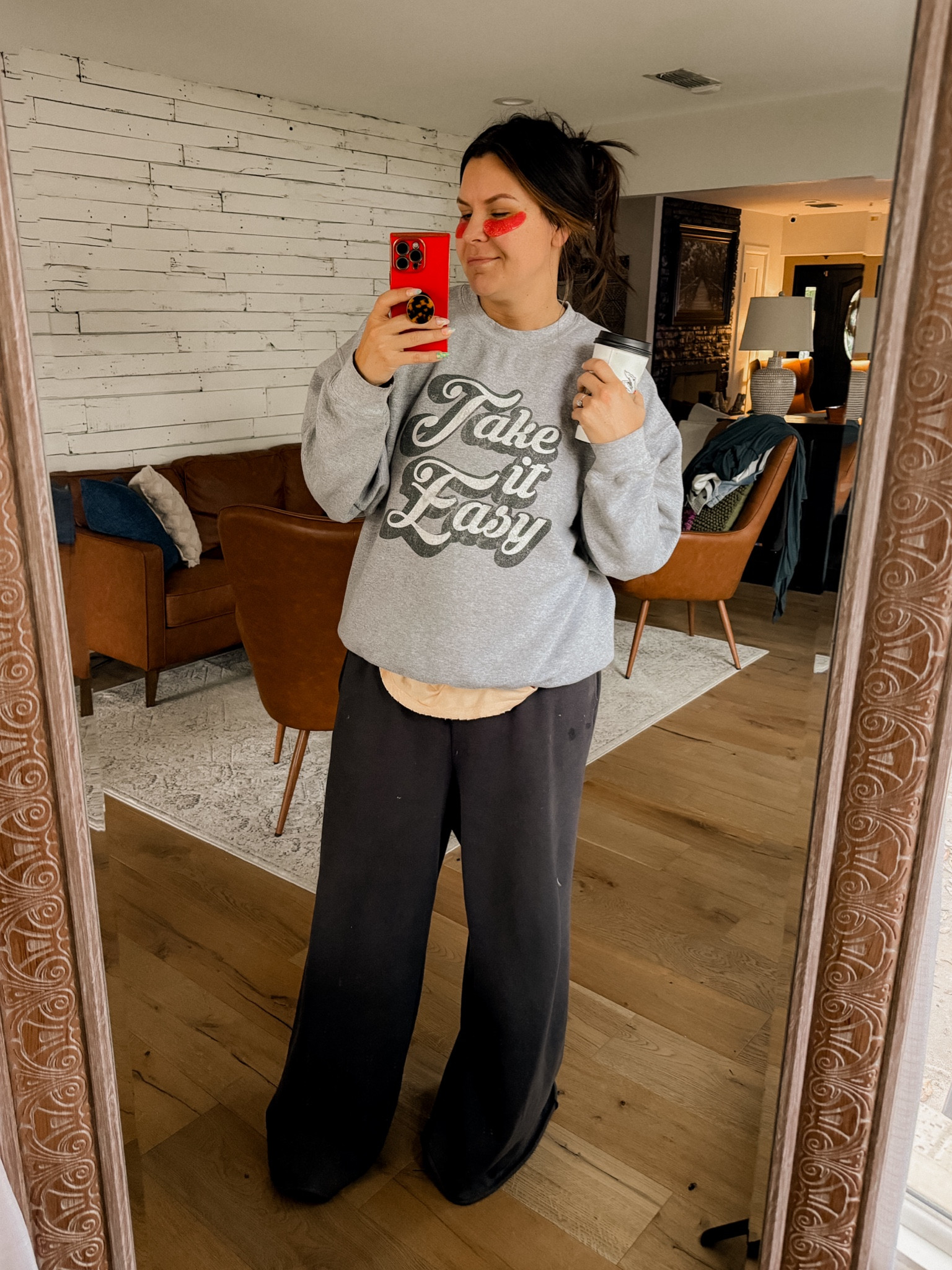 Sweatshirt: XL
Sweats: XL
Eye Patches: use code: MRESTEPHANIE


#LTKfindsunder50 #LTKxTarget #LTKmidsize