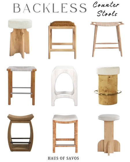 Organic Modern Counter Stools

Backless counter stools, wood counter stools, cane counter stools, woven, kitchen ideas, wayfair Wayday 

#LTKhome #LTKsalealert #LTKstyletip