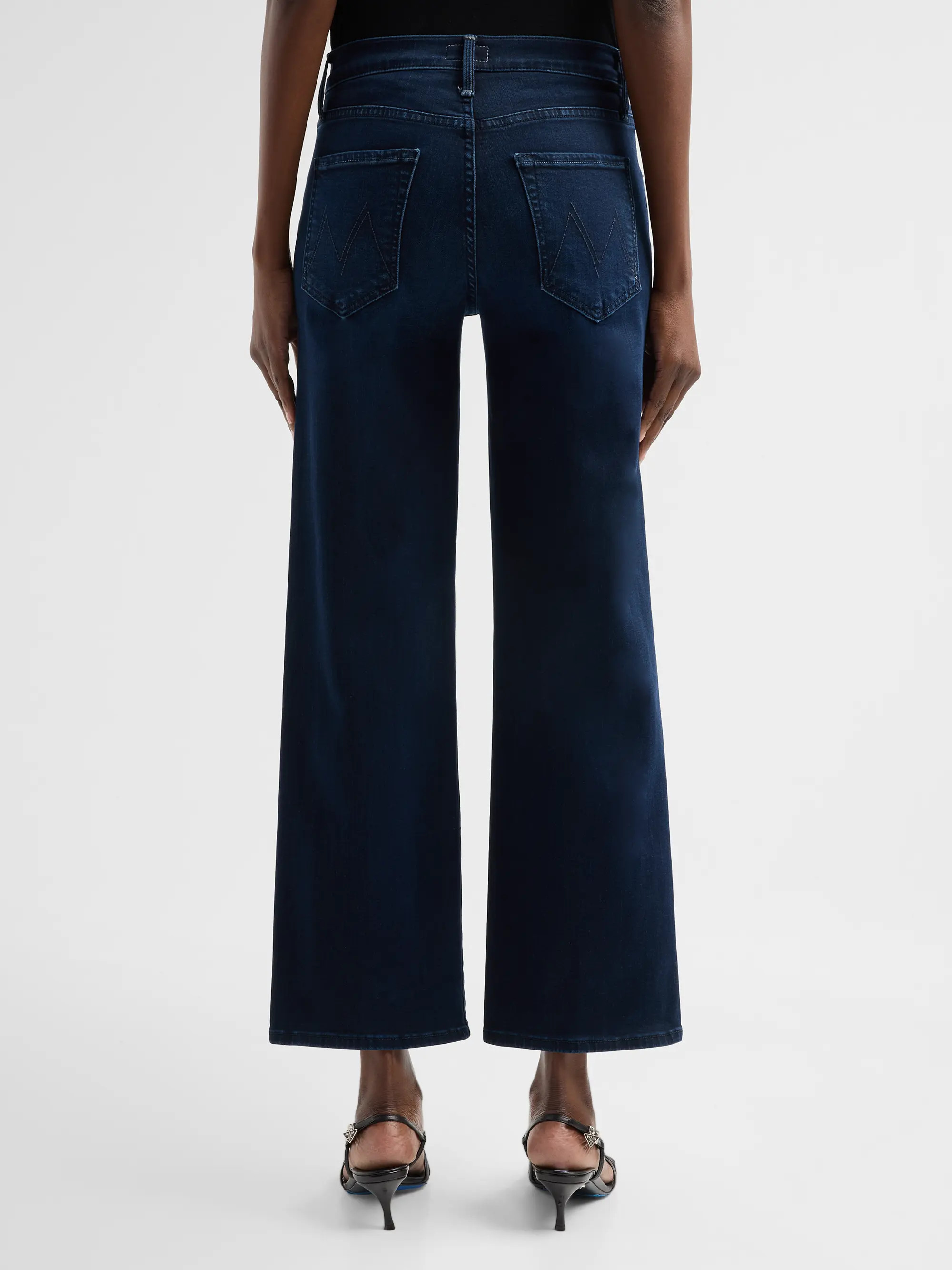 MOTHER The Mid-Rise Rambler Zip Ankle Jeans | Saks Fifth Avenue | Saks Fifth Avenue